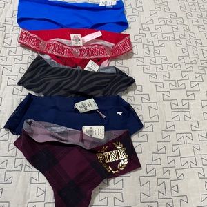 5 pair xs Victoria Secret cheekie panties
